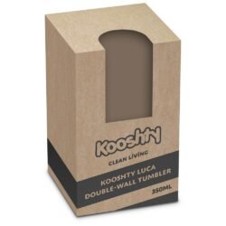 Kooshty Luca Stainless Steel & Plastic Double-Wall Tumbler – 350ml