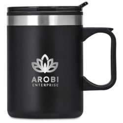 Kooshty Angelo Stainless Steel & Plastic Double-Wall Mug – 360ml