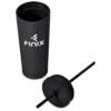 Kooshty Concorde Stainless Steel & Plastic Double-Wall Tumbler & Straw - 720ml