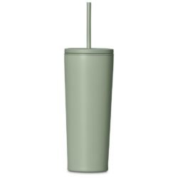 Kooshty Concorde Stainless Steel & Plastic Double-Wall Tumbler & Straw - 720ml