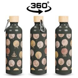 Serendipio Origen Aluminium & Bamboo Water Bottle – 750ml