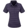 ELE-5613-P_1024X1024 Ladies Shimmer Golf Shirt - Purple