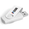 Axis Gyro White Flash Drive - 32GB