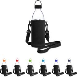 Kooshty Hands-Free Glass Water Bottle – 850ml