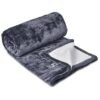 Serendipio Glacial Sherpa Fleece Blanket