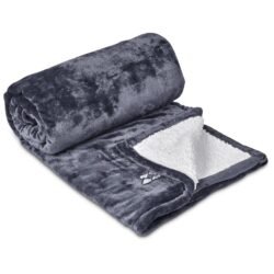 Serendipio Glacial Sherpa Fleece Blanket