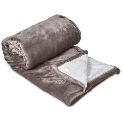 Serendipio Glacial Sherpa Fleece Blanket