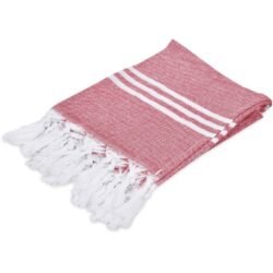 US Basic Santa Cruz Cotton-Rich Beach Towel & Drawstring Bag