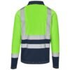 GS-AL-293-A-L-GHBK_1024X1024 Long Sleeve Surveyor Two-Tone Hi-Viz Golf Shirt
