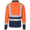 GS-AL-293-A-O-GHBK_1024X1024 Long Sleeve Surveyor Two-Tone Hi-Viz Golf Shirt