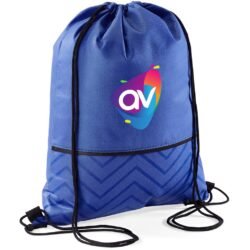 IDEA-52007-BU_1024X1024 Altitude Waverly Non-Woven Drawstring Bag