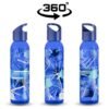 IDEA-54010-BU_HELIX_1024X1024 Altitude Fresco Plastic Water Bottle - 650ml
