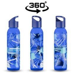 IDEA-54010-BU_HELIX_1024X1024 Altitude Fresco Plastic Water Bottle - 650ml