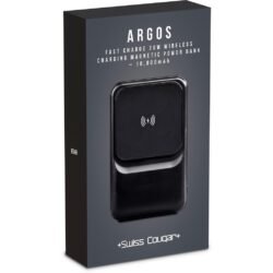 Swiss Cougar Argos Fast Charge 20W Wireless Charging Magnetic Power Bank -10,000mAh