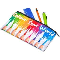 Pre-Production Sample Hoppla Junior Recycled PET Stitch-Bond Pencil Case