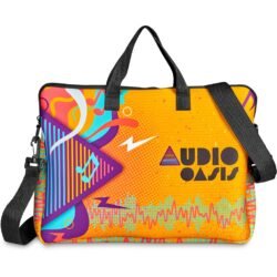Pre-Production Sample Hoppla Nimbus Neoprene Laptop Sleeve with Handles & Shoulder Strap – 15 -16 in