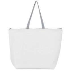 Pre-Production Sample Hoppla Skyline Recycled PET Stitch-Bond Shopper With Zip
