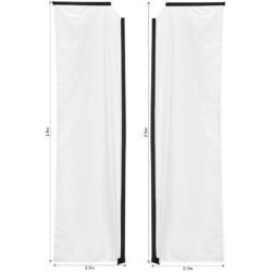 SKIN-7053-PAIR-NO-LOGO_1024X1024 Legend 3m Sublimated Telescopic Double-Sided Flying Banner Skin (Excludes Hardware)