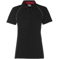 SLAZ-4933-BL_1024X1024 Ladies Victory Golf Shirt - Black