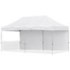 Coated Steel Sublimated Gazebo 6m x 3m - 1 Short Half-Wall Skin - 1 Long Full Wall Skin