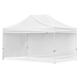 Coated Steel Sublimated Gazebo 4.5m x 3m - 1 Long Full-Wall Skin - 1 Short Full Wall Skin