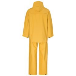 Light Hurricane Rubberised Polyester/PVC Rainsuit - Yellow
