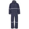 WR-AL-7-F-N_1024X1024 Light Duty Tornado Hi-Viz Reflective Rubberised Rainsuit - Navy