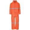 Light Duty Tornado  Hi-Viz Reflective  Rubberised Rainsuit - Orange