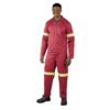 Trade Polycotton Conti Suit - Reflective Arms & Legs - Yellow Tape