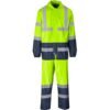 Torrent Two-Tone Hi-Viz Ref Polyester/PVC Rainsuit - Lime