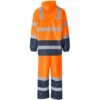 ALT-1602-O-GHBK_1024X1024 Torrent Two-Tone Hi-Viz Ref Polyester/PVC Rainsuit - Orange