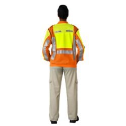 Metro Two-Tone Hi-Viz Reflective Zip-Off Jacket