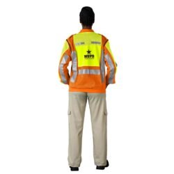 Metro Two-Tone Hi-Viz Reflective Zip-Off Jacket