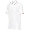 Mens Ash Golf Shirt - White