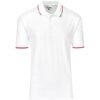 Mens Ash Golf Shirt - White