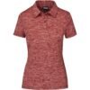 Ladies Echo Golf Shirt - Red