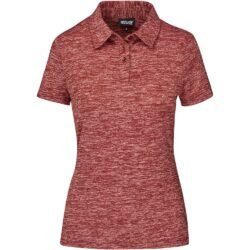 Ladies Echo Golf Shirt - Red