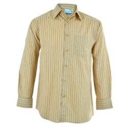 Mens Long Sleeve Finlay Shirt - Stone
