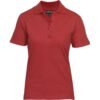 Ladies Michigan Golf Shirt - Red