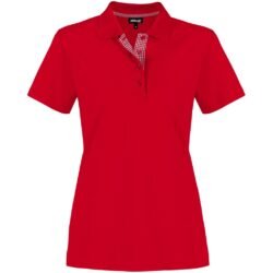 Ladies New York Golf Shirt - Red