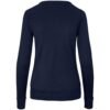 Ladies Long Sleeve Peru V-Neck Jersey - Navy
