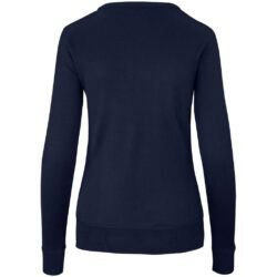 Ladies Long Sleeve Peru V-Neck Jersey - Navy