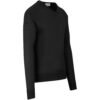 Mens Long Sleeve Peru V-Neck Jersey - Black