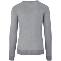 Mens Long Sleeve Peru V-Neck Jersey - Grey