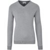 Mens Long Sleeve Peru V-Neck Jersey - Grey