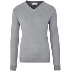 Mens Long Sleeve Peru V-Neck Jersey - Grey
