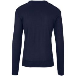 Mens Long Sleeve Peru V-Neck Jersey - Navy