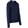 Mens Long Sleeve Peru V-Neck Jersey - Navy