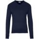 Mens Long Sleeve Peru V-Neck Jersey - Navy