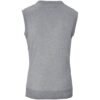 Mens Sleeveless Peru V-Neck Jersey - Grey